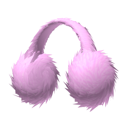 Pink Fluffy Ear Muffs