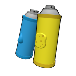 Sponge x Tear Spray Cans