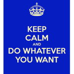 do what ever you want to do. and have fun