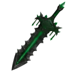 [FREE UGC] Green Outlaw Spiky Blade of Outrage
