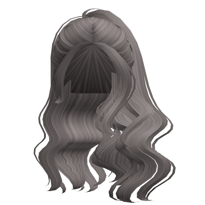 Cute Wavy Shoulder Ponytail (Ash)