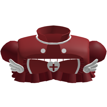 cute emo moe red halloween nurse angel set