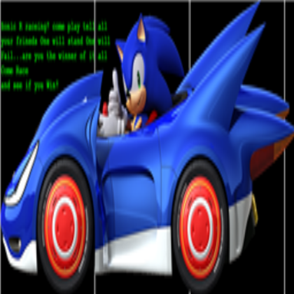 Sonic R!... Roblox decal