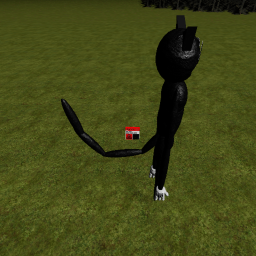 Survival the cartoon cat