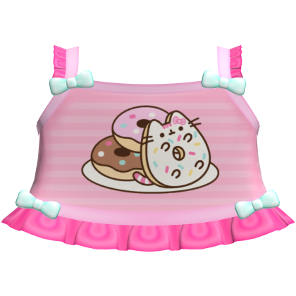 cute pusheen doughnuts tweencore cutecore top