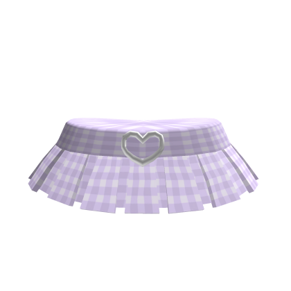 Chibi Girl Lilac plaid skirt Roblox