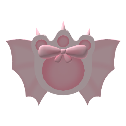 Sweet Demon Cat Princess Bow backpack Roblox item