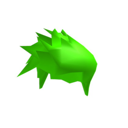 Green hair Roblox decal