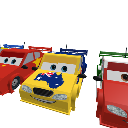 All Jeff's replacement language version cars