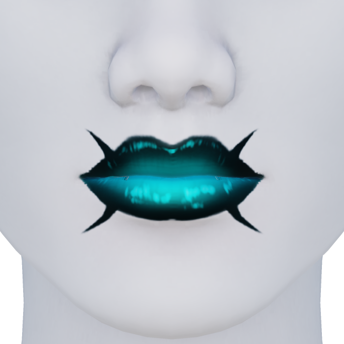 Clown Goth Blue Lipgloss