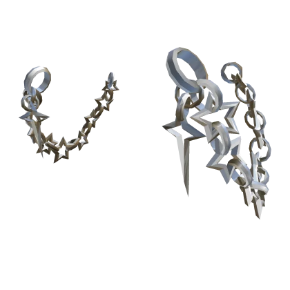 Silver Star Waist Chains 1.0 | Roblox Item - Rolimon's