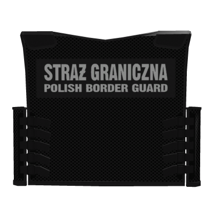 Polish Border Guard Black Vest With Pouches thumbnail
