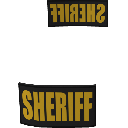 B/Y Sheriff Patches (RCPC) (Front/Back)