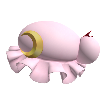 Pink Moon Ribbon Night Cap (Red&Blue) Roblox item