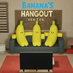 Banana's HANGOUT Center! (CHRISTMAS)