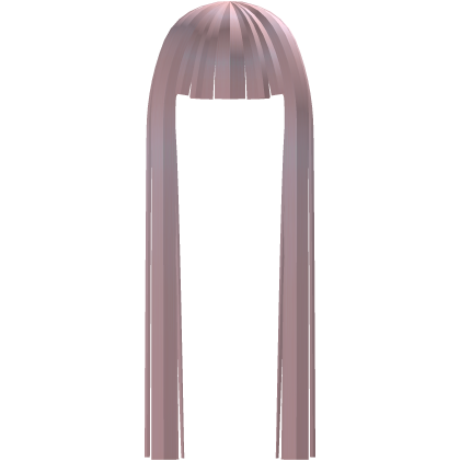 Pink Long Straight Hair Bangs Roblox item