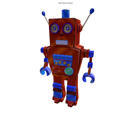 Red Retro Robot