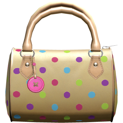 Yellow Multicolor Confetti Button Bag Roblox item