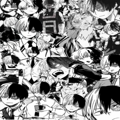 todoroki manga wallpapaer Roblox decal
