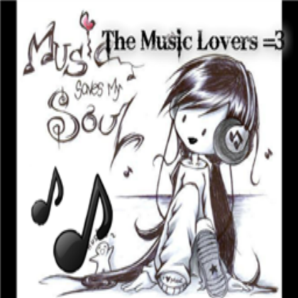 The Music Lovers =3 Banner Roblox decal