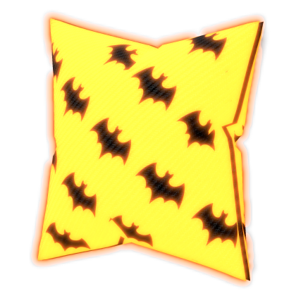Orange Halloween Pillow [EMISSIVE]