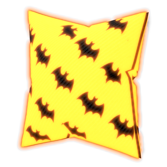 Orange Halloween Pillow [EMISSIVE]
