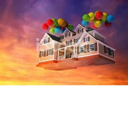 flooting hous in the sky icon
