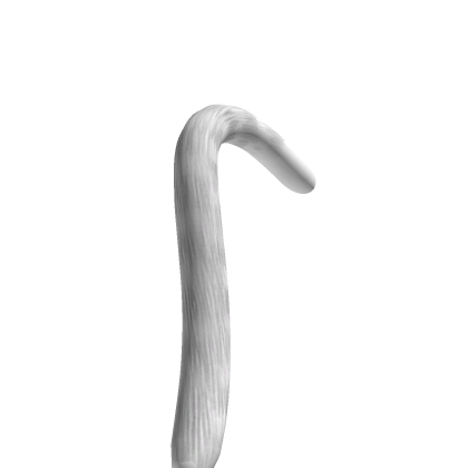 White cat tail