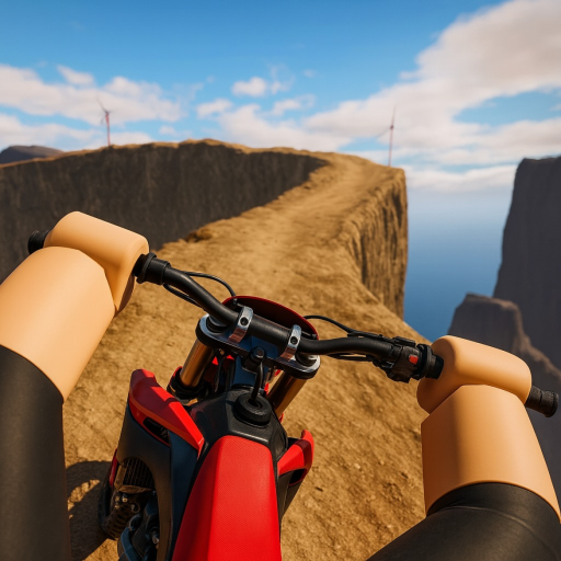 [HARD] Dangerous Bike Driving official Roblox game thumbnail