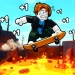 Escape Lava on Skateboard icon