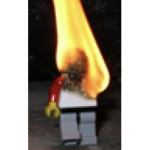 Burning Lego Army