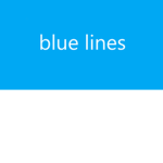 Blue lines.