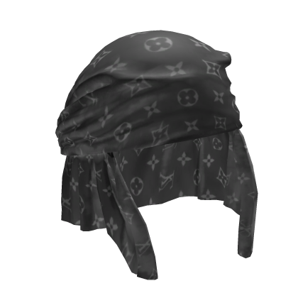 Monogram Head Wrap (Gray)