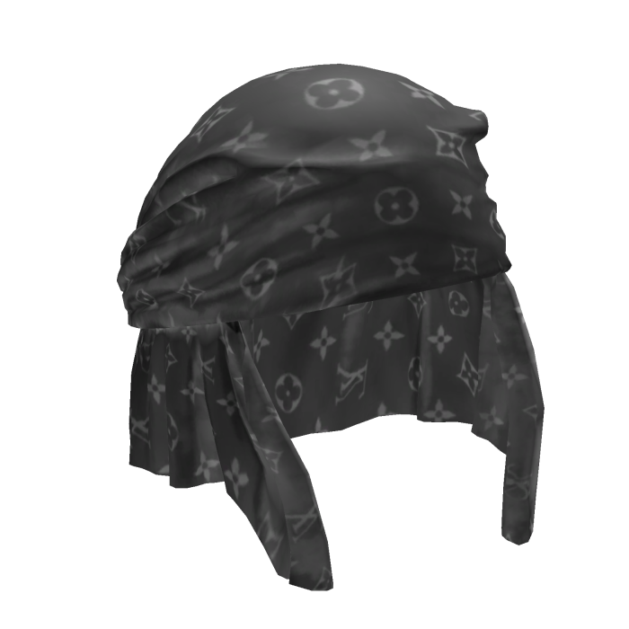 Monogram Head Wrap (Gray)