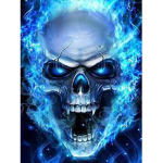Dead skulls on fire