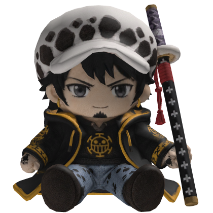 Pelúcia Trafalgar D. Water Law Cabeça Roblox item