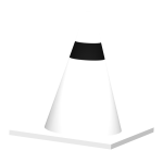 [FREE] White Traffic Cone
