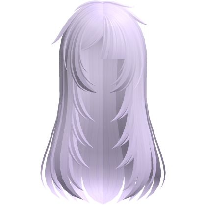🖤 layered messy fallen angel hair in light purple