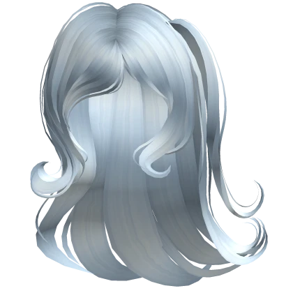 reipon♡ ♡ Swooped Shoujo Half Side Ponytail (Pastel Blue) | Roblox