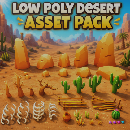 Low Poly Desert Asset Pack