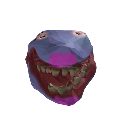 Pretty dinosaur lady face