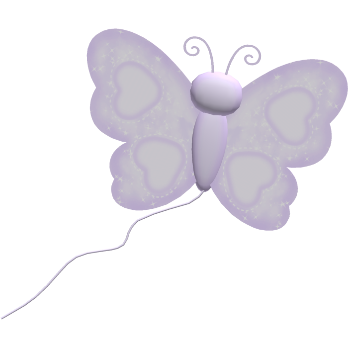 ♡ sweetest magical butterfly kite in purple ʚїɞ