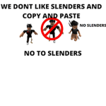 Slender haters.