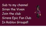 Sirens Epic Fan Club
