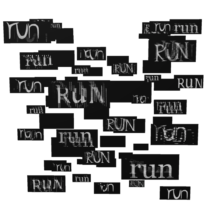 Run Run Glitch Aura
