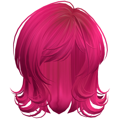 Scene 2000s Darling Wolfcut Hot Pink Roblox item