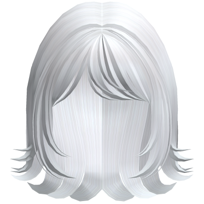 Soft Flipped Short Bob (White)