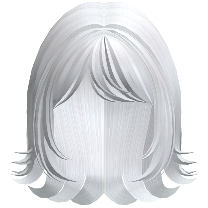 Soft Flipped Short Bob (White)