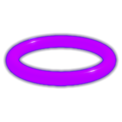 Violet Glowing Halo Roblox item