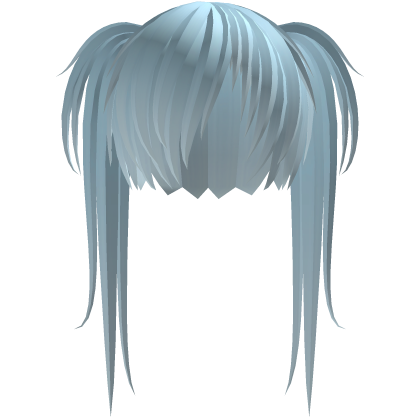 ᨳ𐔌՞҂ ˕ ֊՞𐦯ᜊ pastel blue tousled emo pigtails Roblox item